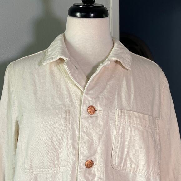 Everlane Women's Off-White 100% Cotton “Chore Jacket”. - Picture 2 of 6